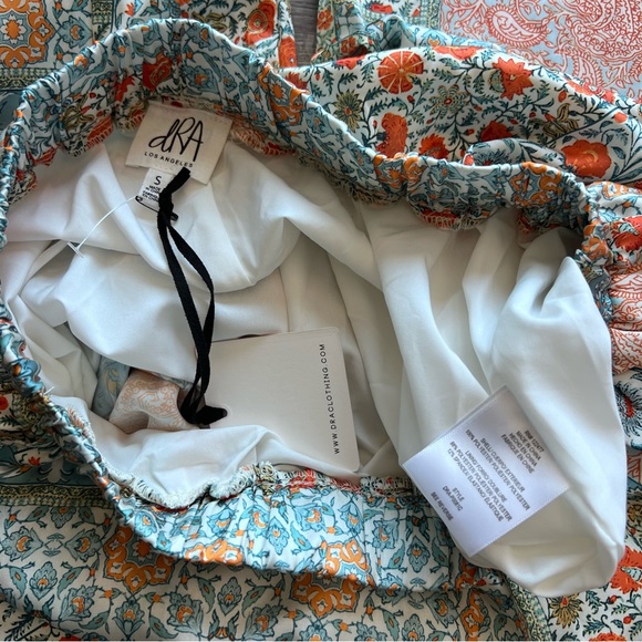 NWT DRA Floral Patchwork Palazzo Wide Leg Pants with Pockets Small - Picture 13 of 13